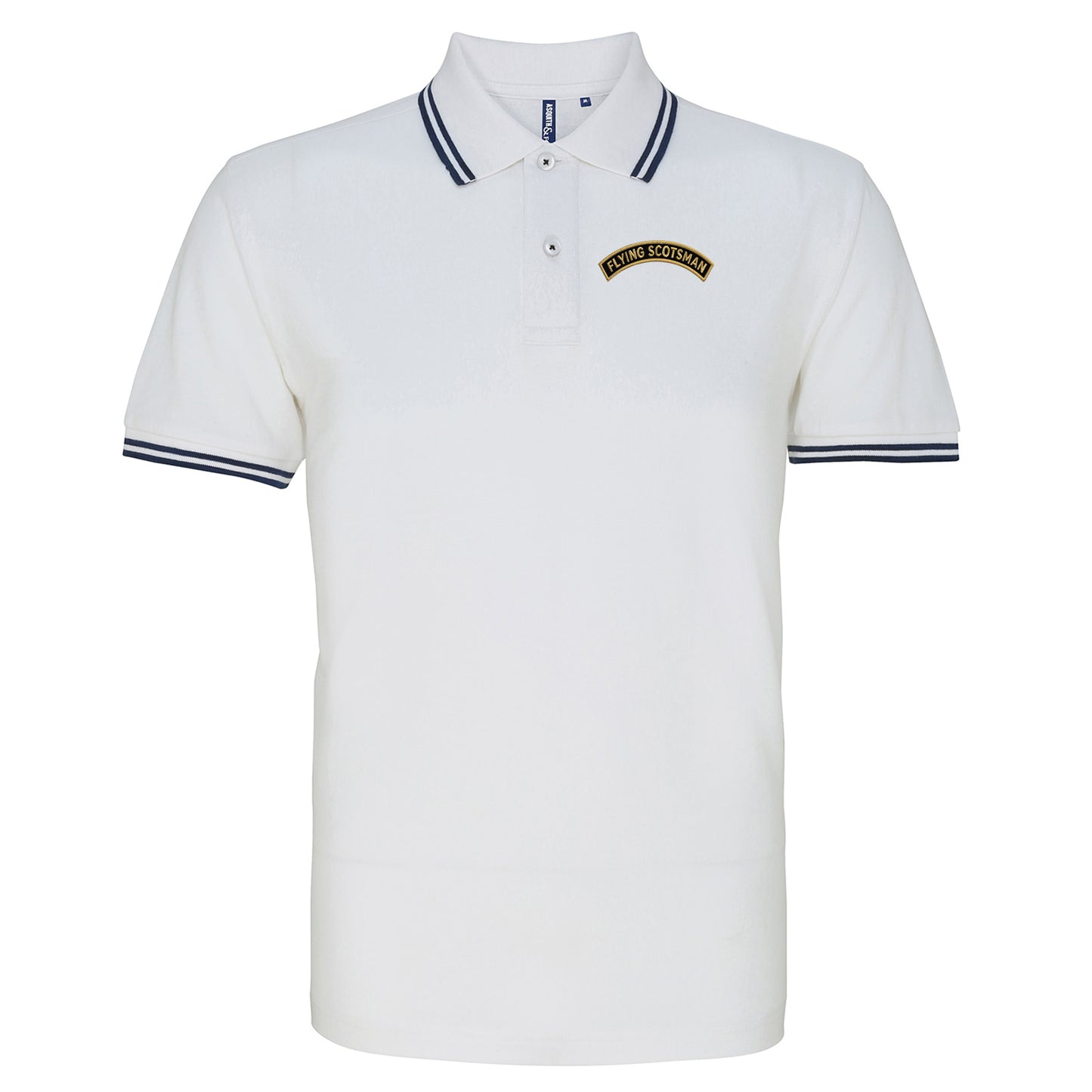 Flying Scotsman Tipped Polo Shirt