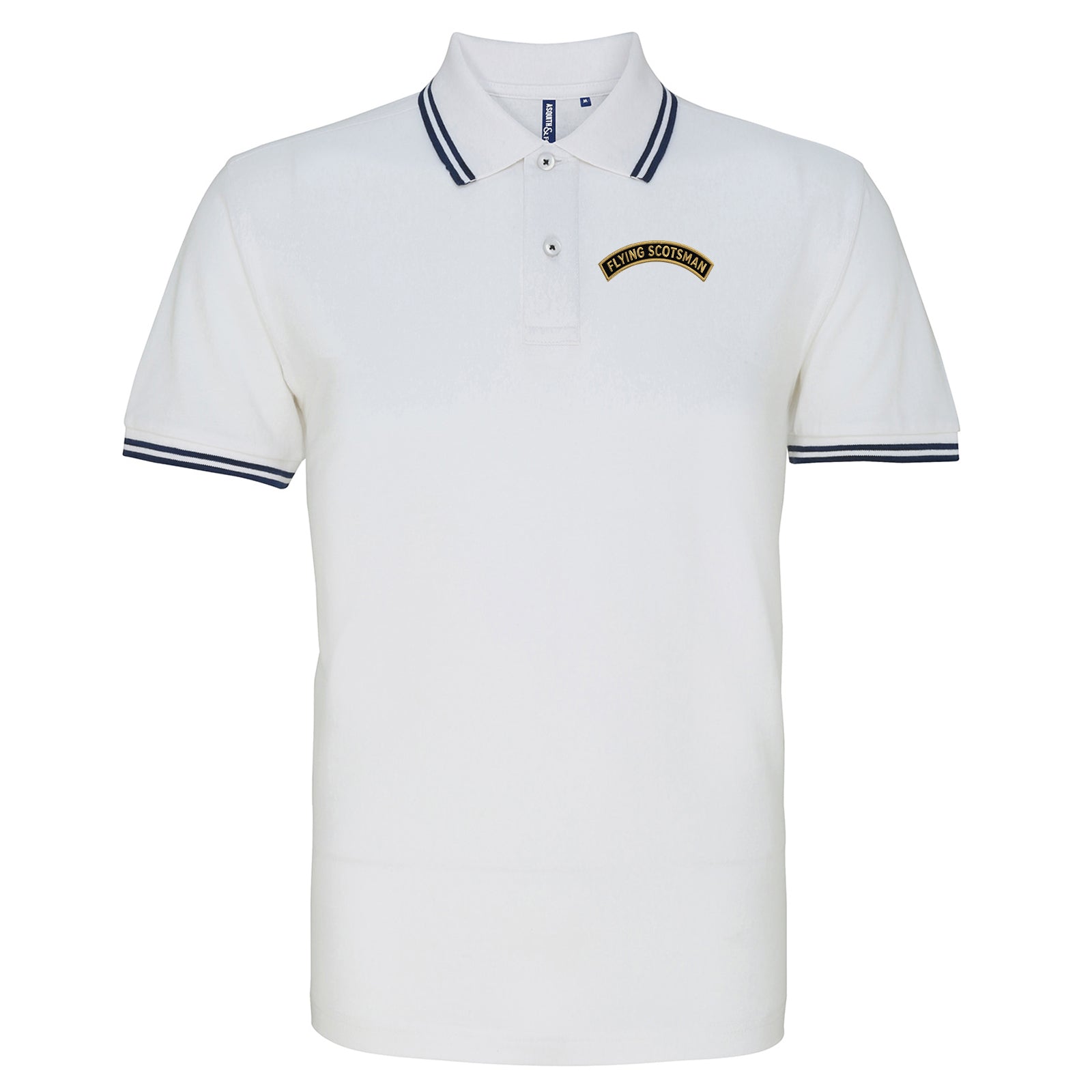 Flying Scotsman Tipped Polo Shirt