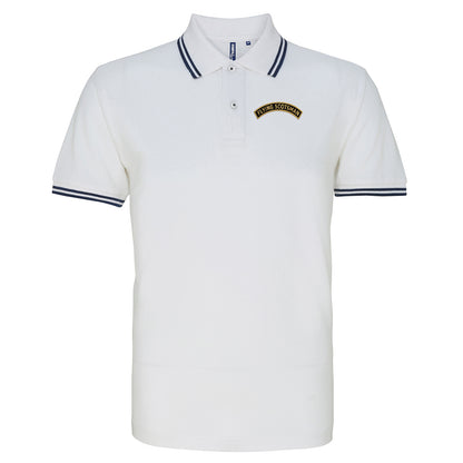 Flying Scotsman Tipped Polo Shirt