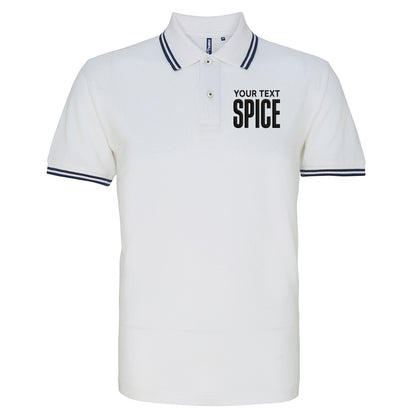 Spice Girls Tipped Polo Shirt