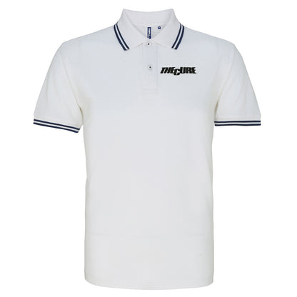 The Cure Band Tipped Polo Shirt 