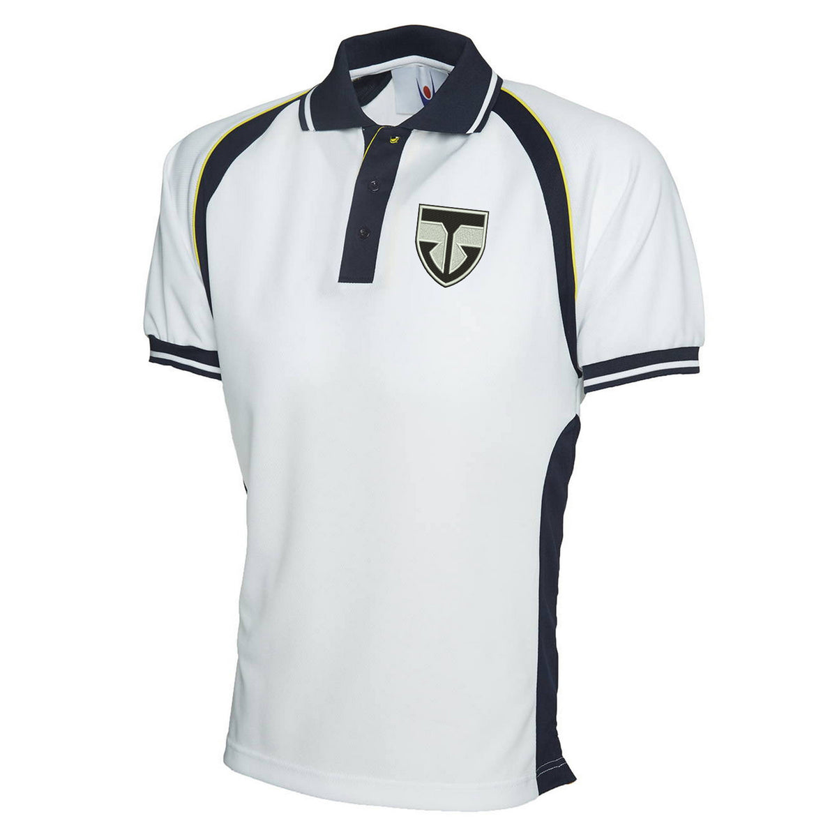 Retro Ayr United Embroidered Sports Polo Shirt