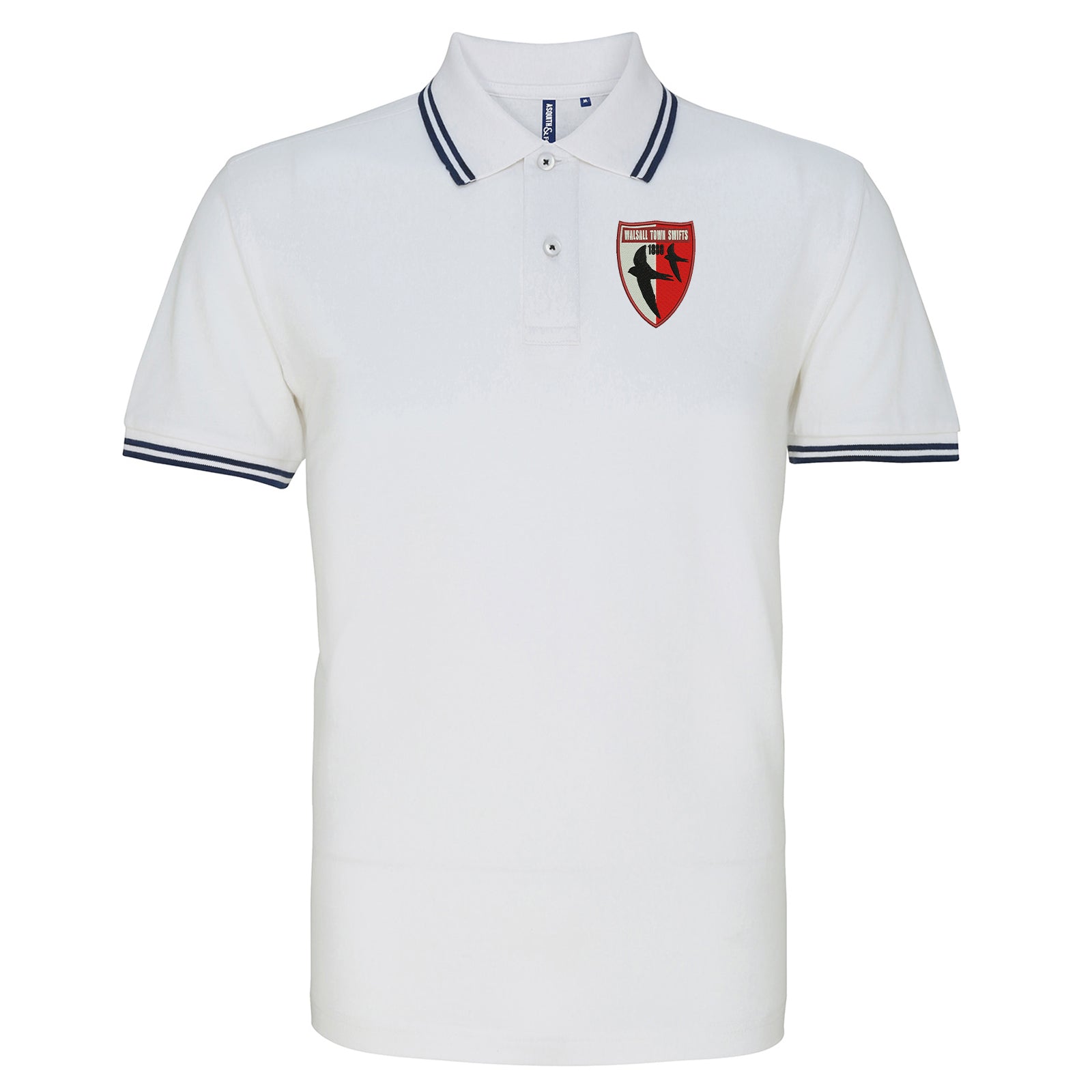 Old School Walsall Tipped Polo Shirt 