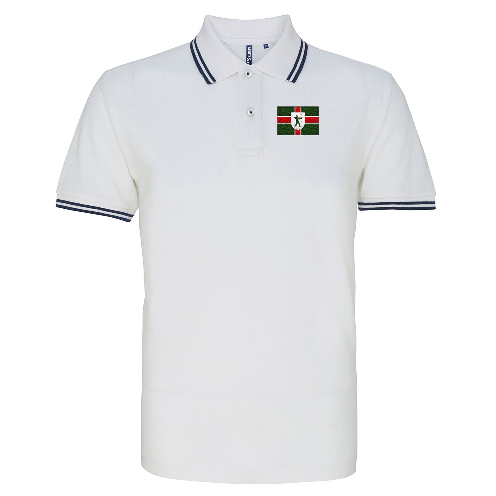 Flag of Nottinghamshire Tipped Polo Shirt