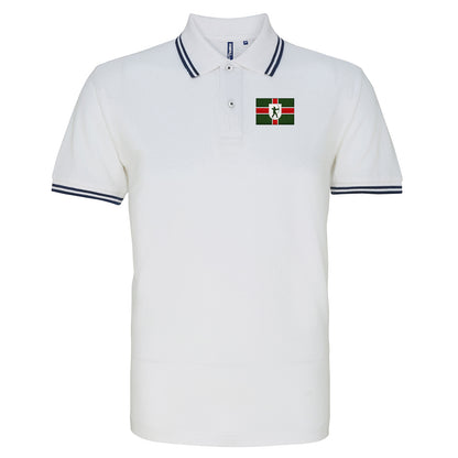 Flag of Nottinghamshire Tipped Polo Shirt