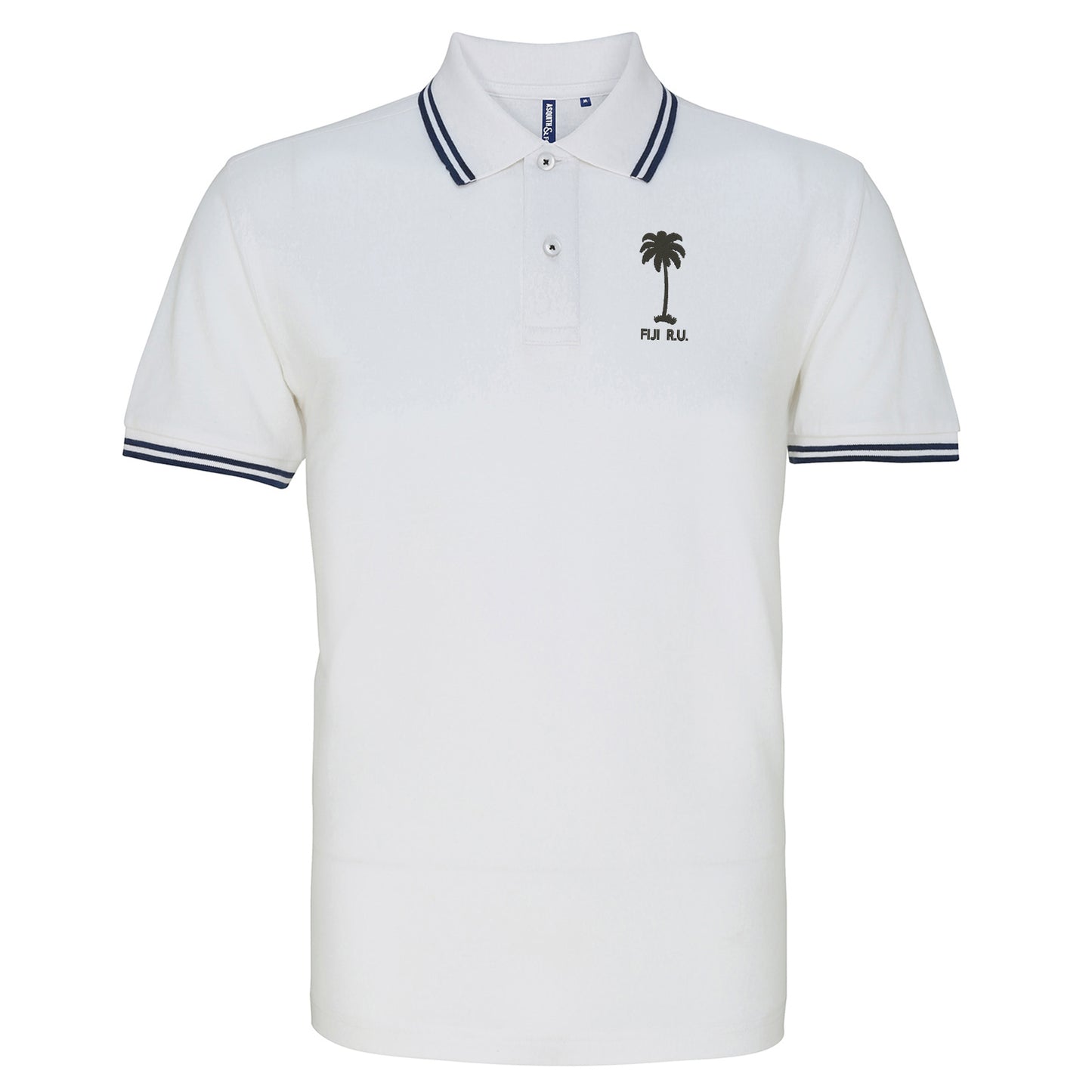 Retro Fiji Rugby 1920s Polo Shirt