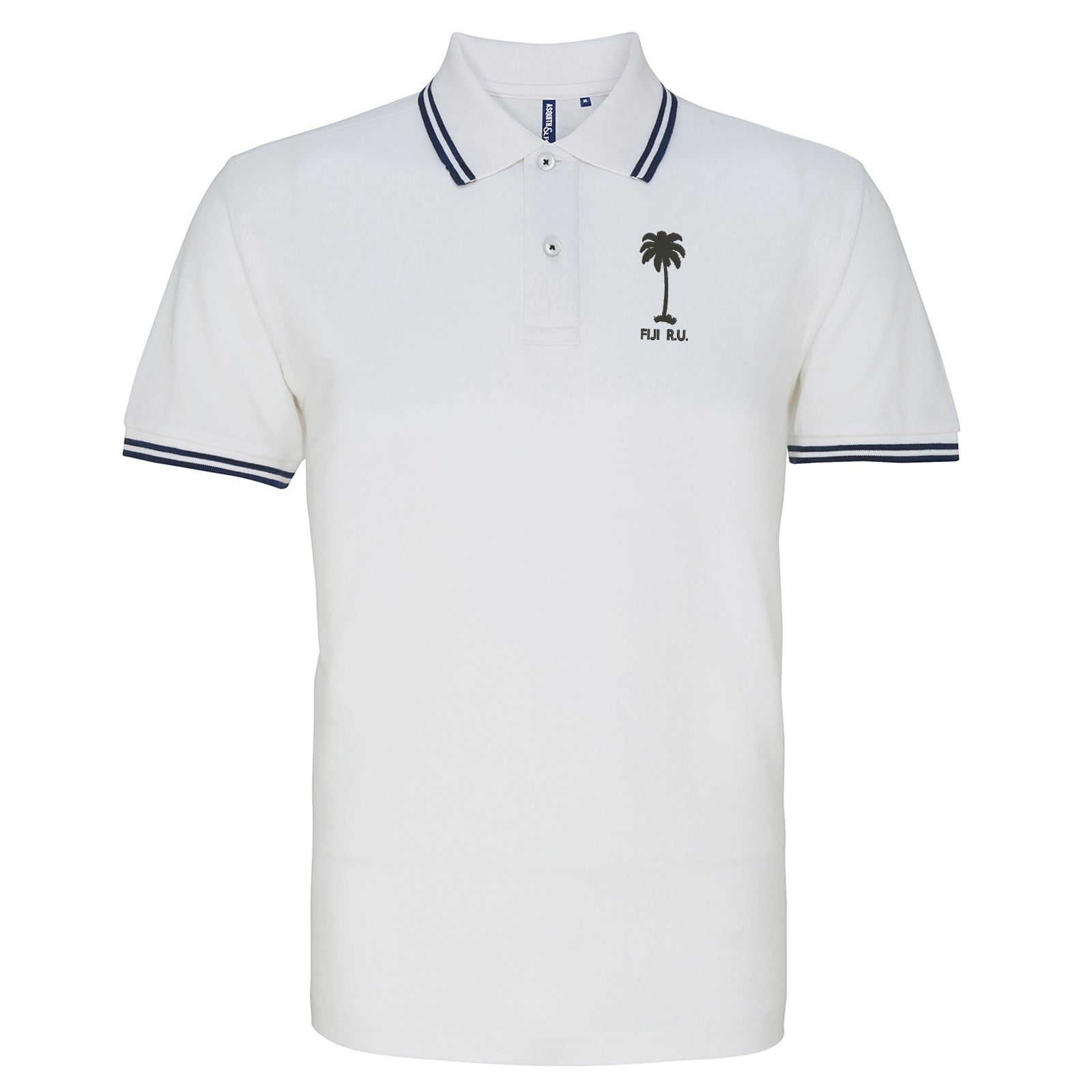 Retro Fiji Rugby 1920s Polo Shirt