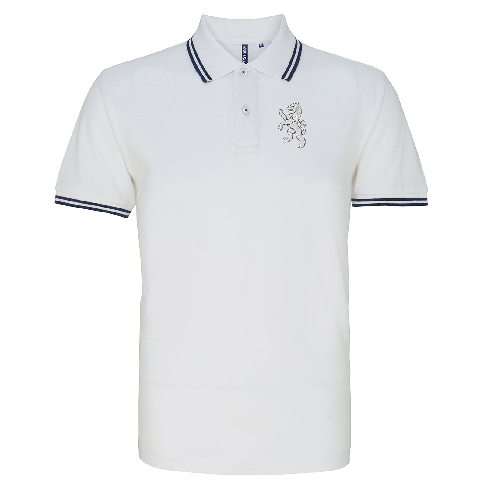 Retro Scotland 1872 Football Tipped Polo Shirt
