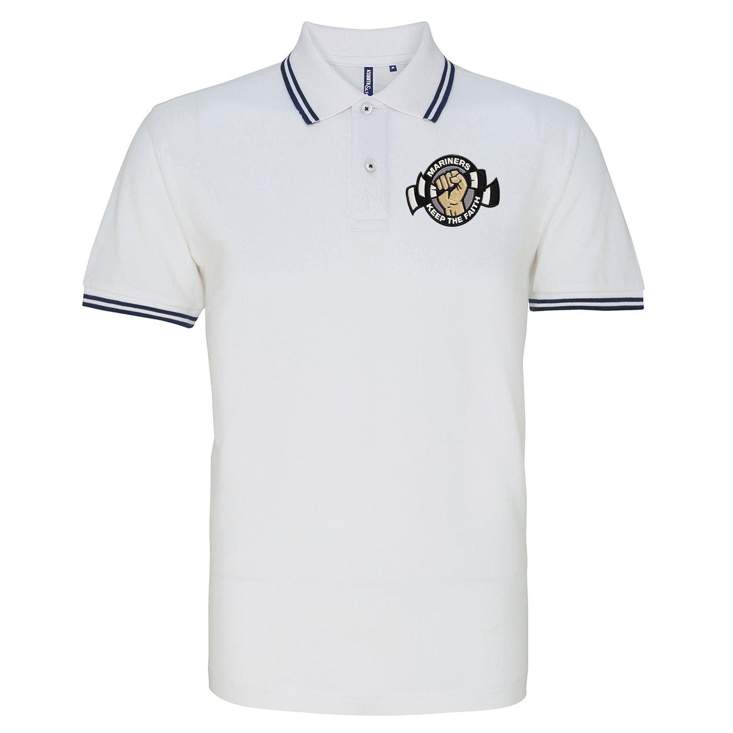 Grimsby Town Football Tipped Polo Shirt 