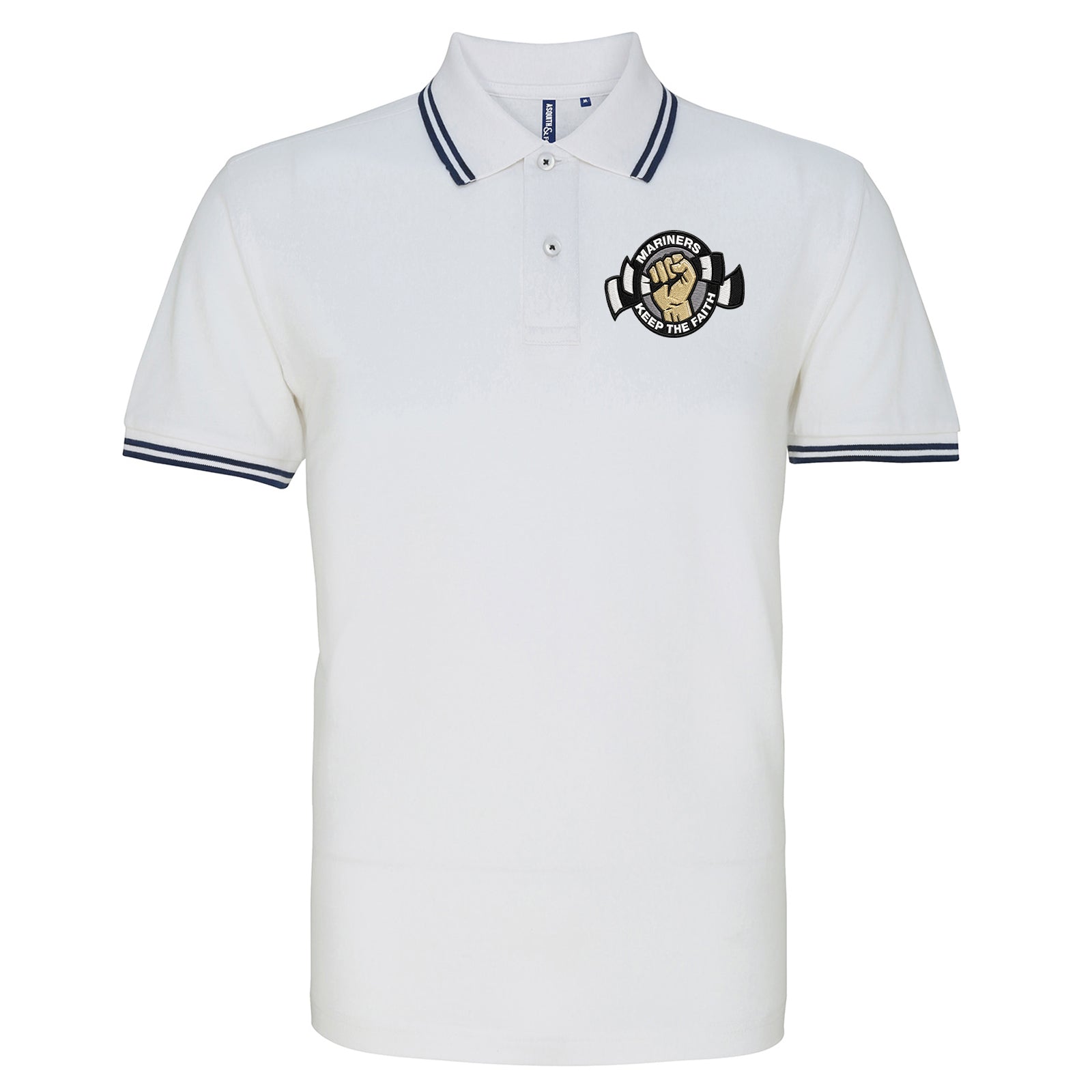 Grimsby Town Football Tipped Polo Shirt 