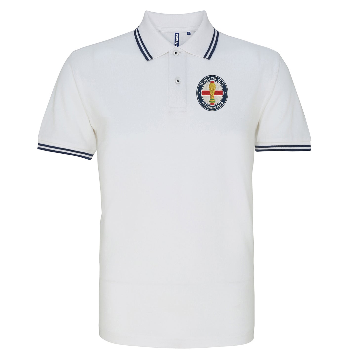 England World Cup 2026 Tipped Polo Shirt