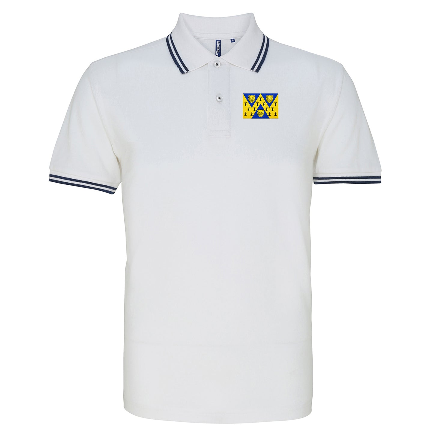 Flag of Shropshire Tipped Polo Shirt