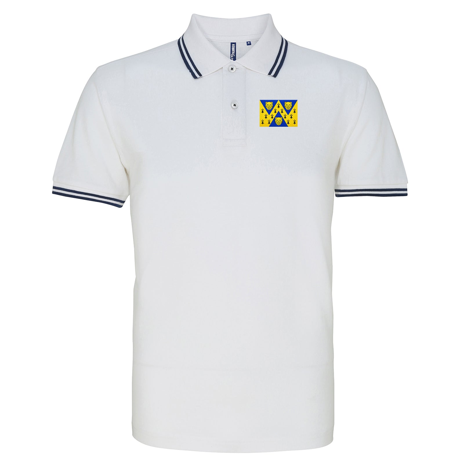 Flag of Shropshire Tipped Polo Shirt