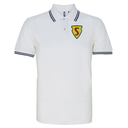Superman Tipped Polo Shirt