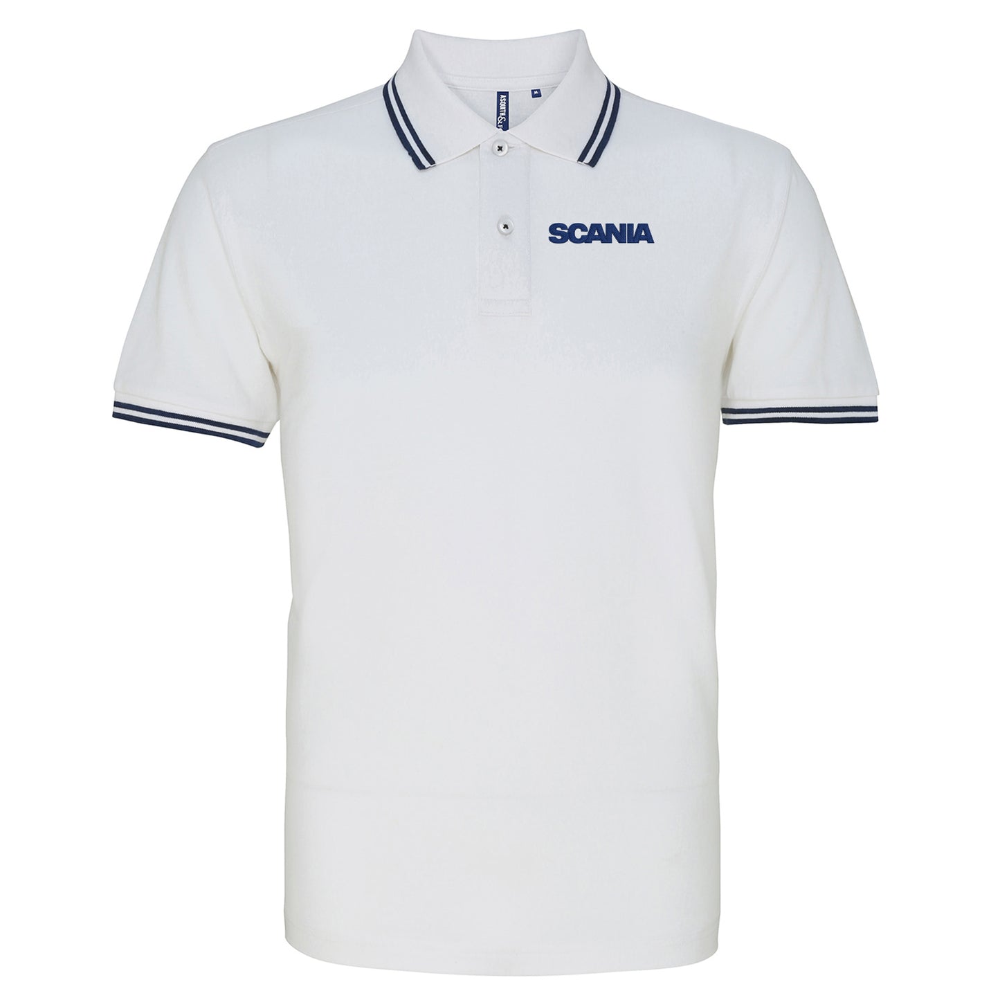 Scania Trucks Tipped Polo Shirt