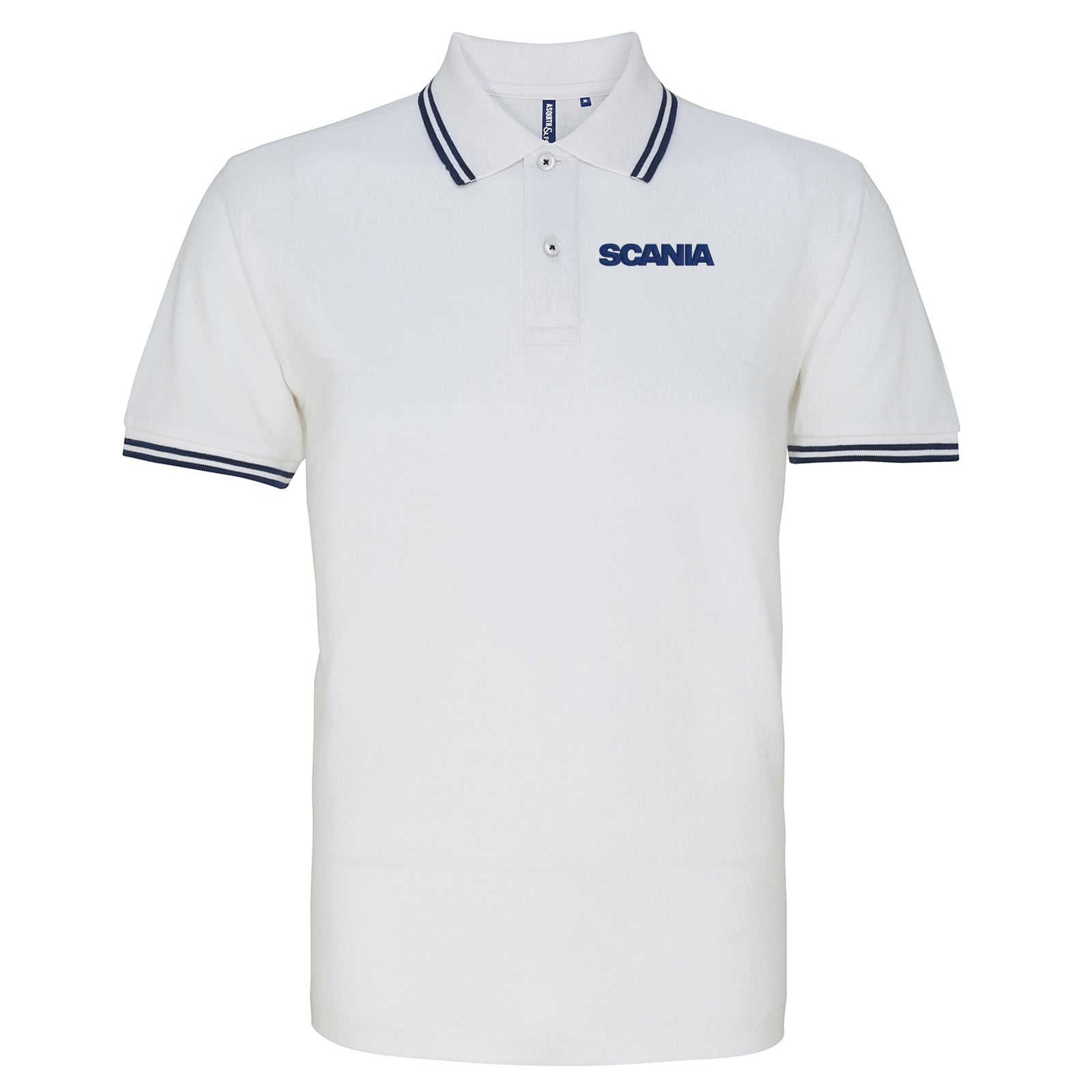 Scania Trucks Tipped Polo Shirt