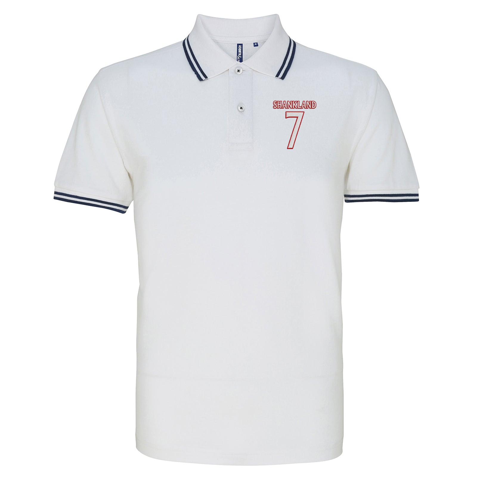 Lawrence Shankland Rangers Football Tipped Polo Shirt