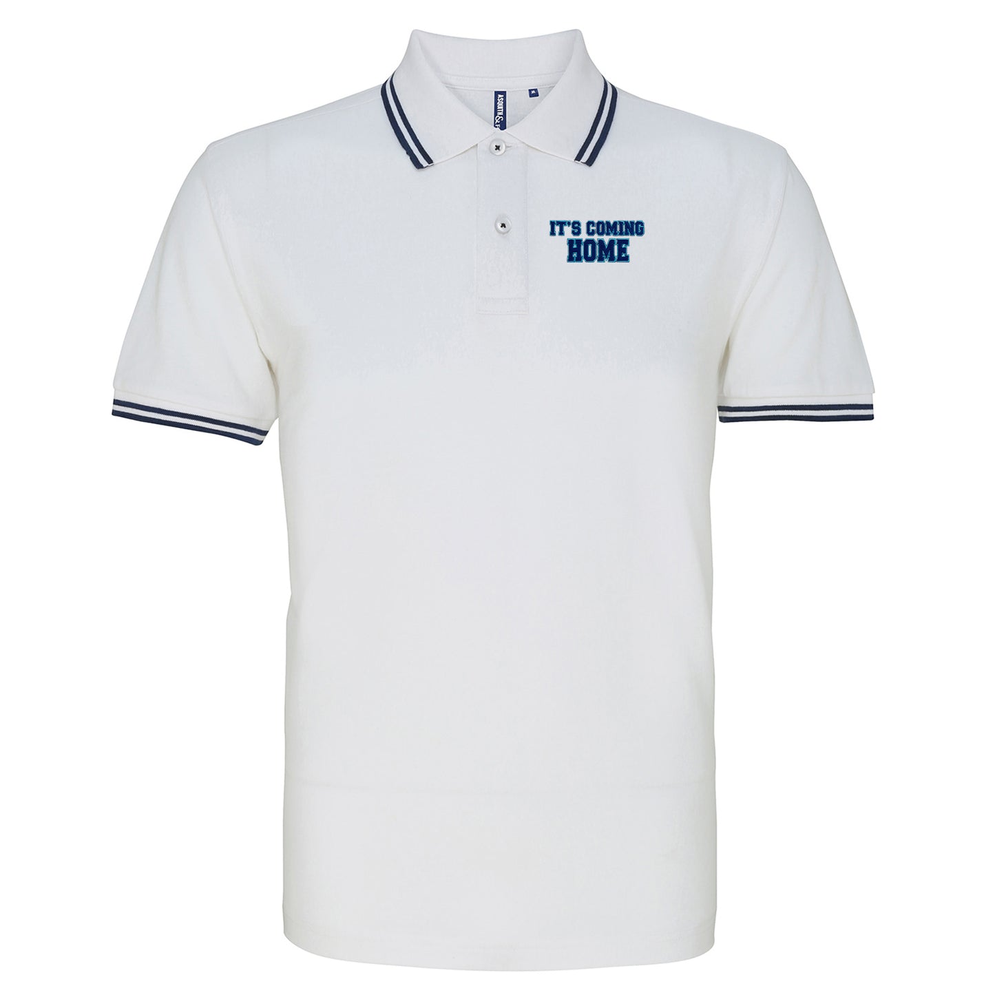 It's Coming Home England Football Tipped Polo Shirt