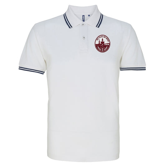 The Fields Are Green Northampton Football Tipped Polo Shirt