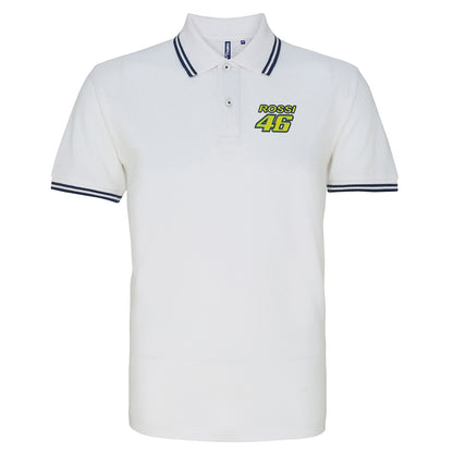 Rossi 46 Embroidered Tipped Polo Shirt