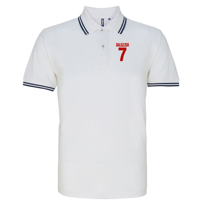 Kenny Dalglish Liverpool Football Tipped Polo Shirt