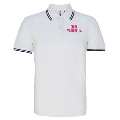 Cinder Fckinrella Tipped Polo Shirt