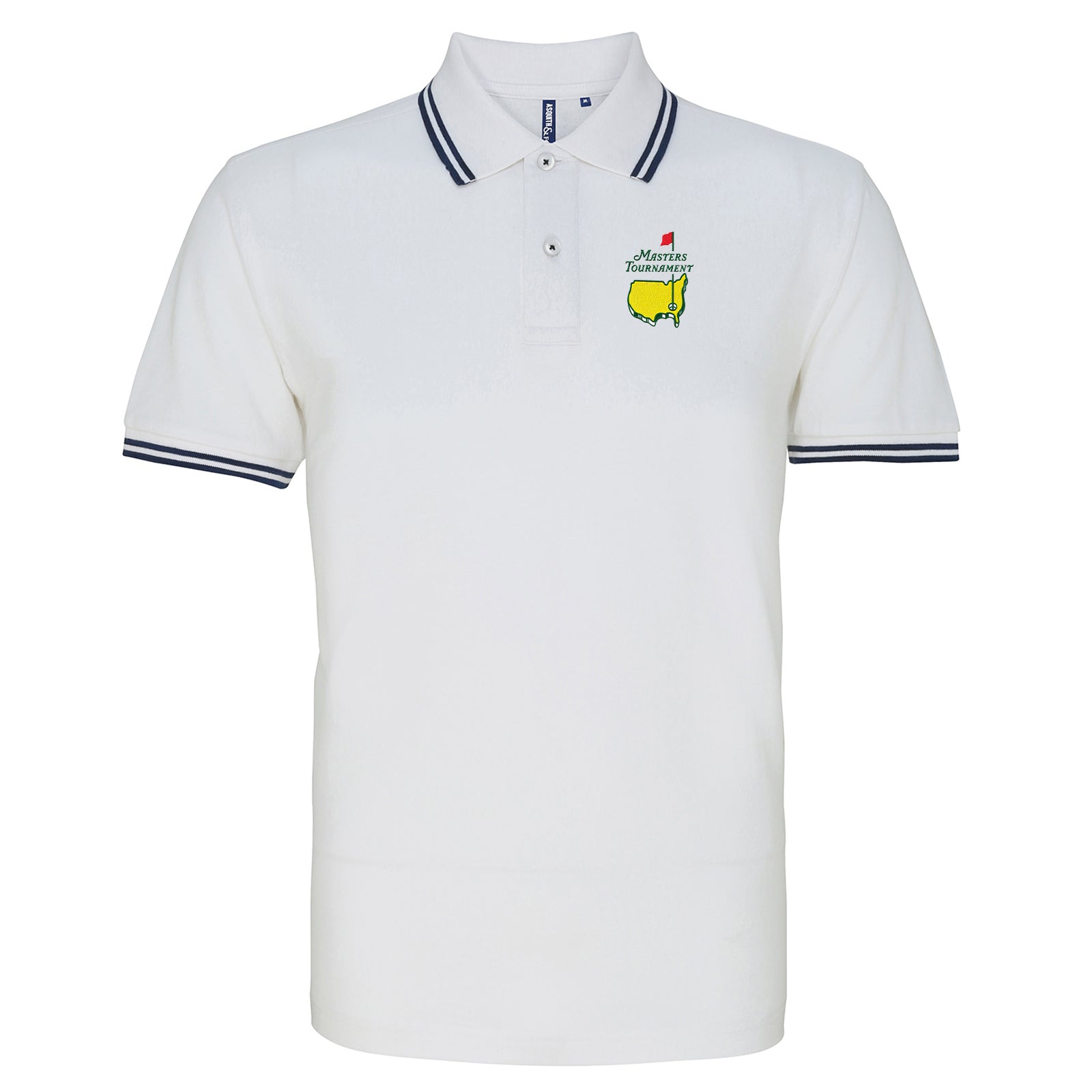 The Masters Tournament Golf Tipped Polo Shirt