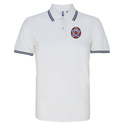 Retro Aldershot 1981 Embroidered Tipped Polo Shirt