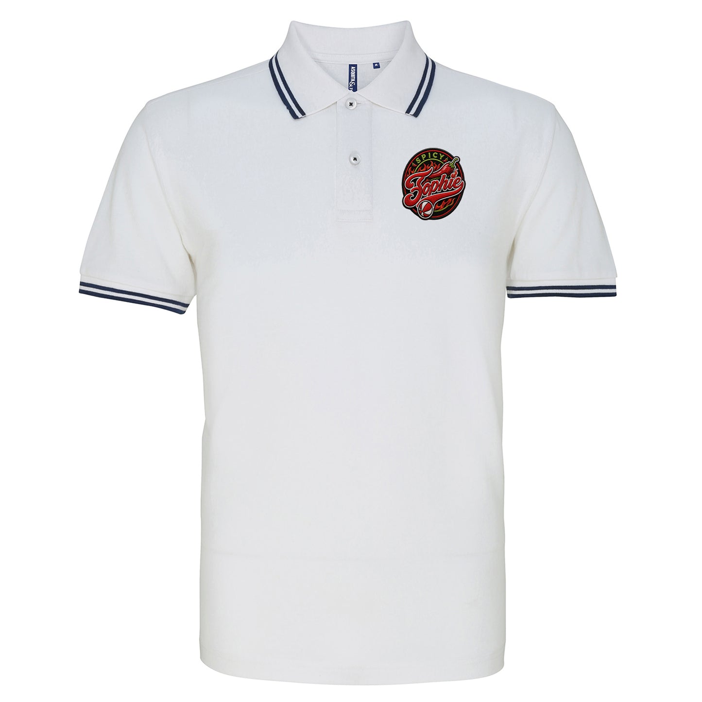 Spicy Sophie Cunningham Basketball Tipped Polo Shirt