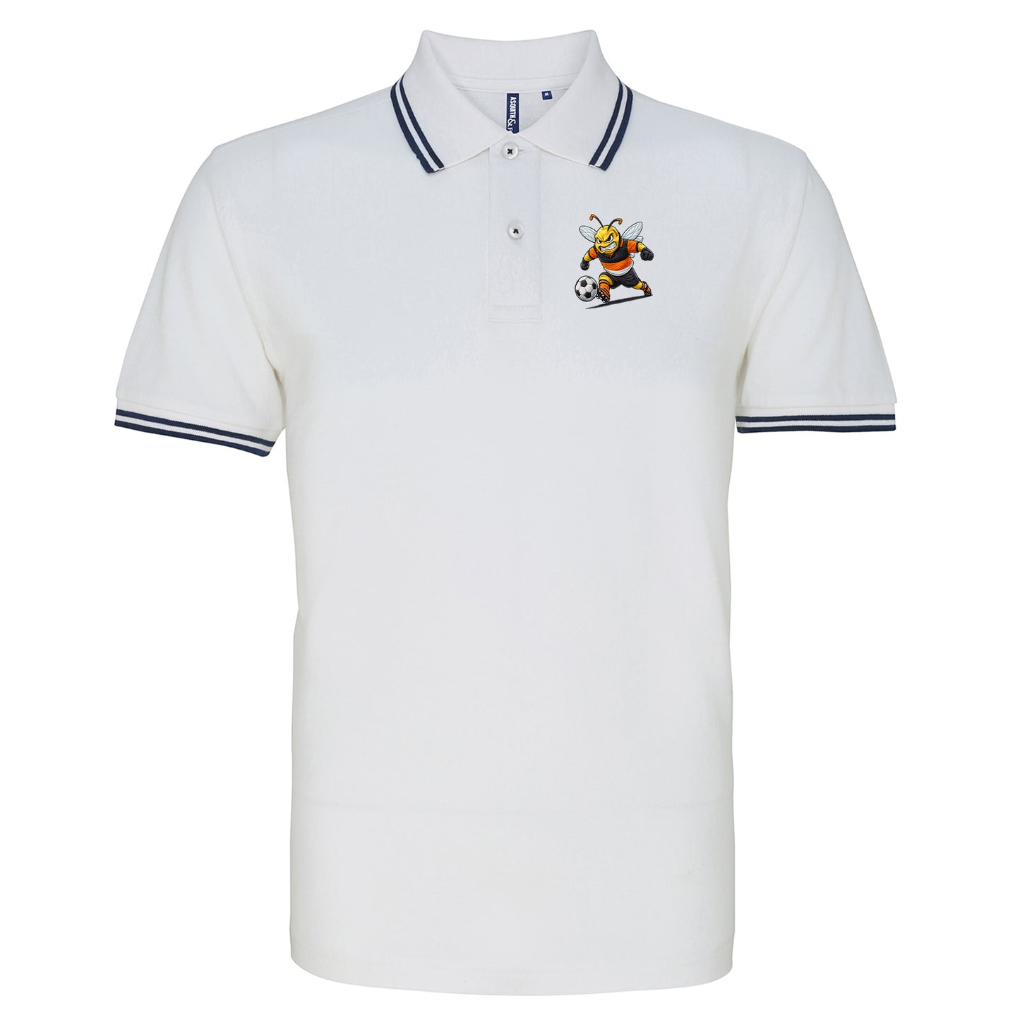 Vintage Barnet FC Tipped Polo Shirt 