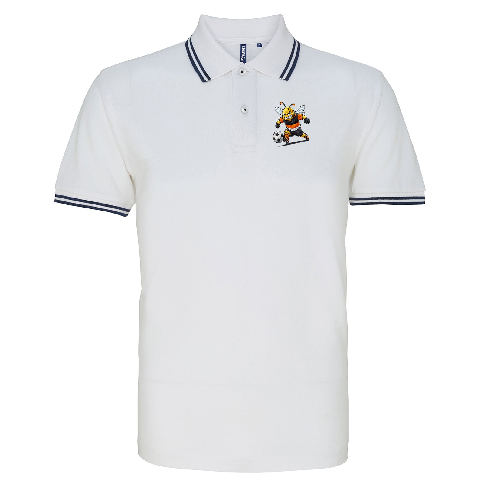 Vintage Barnet FC Tipped Polo Shirt 