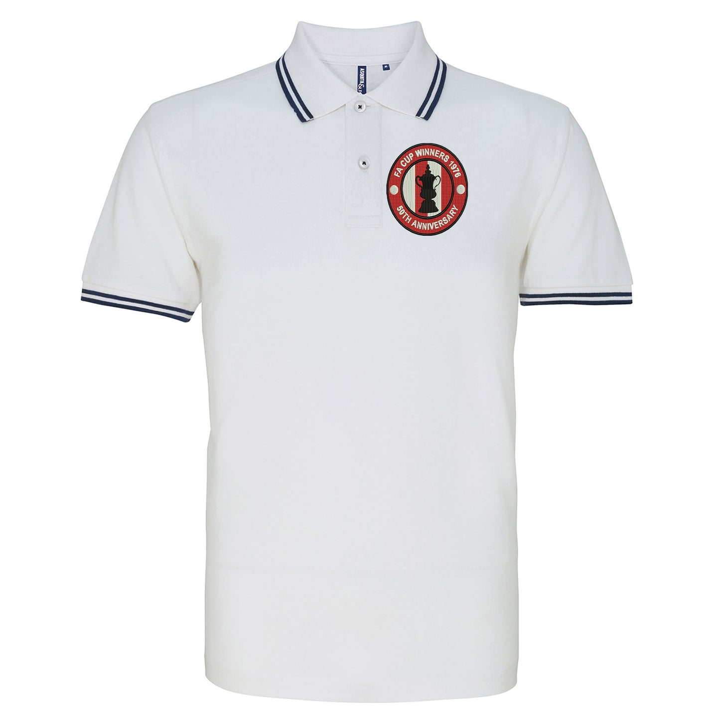 Southampton FA Cup Winners 1976 Tipped Polo Shirt
