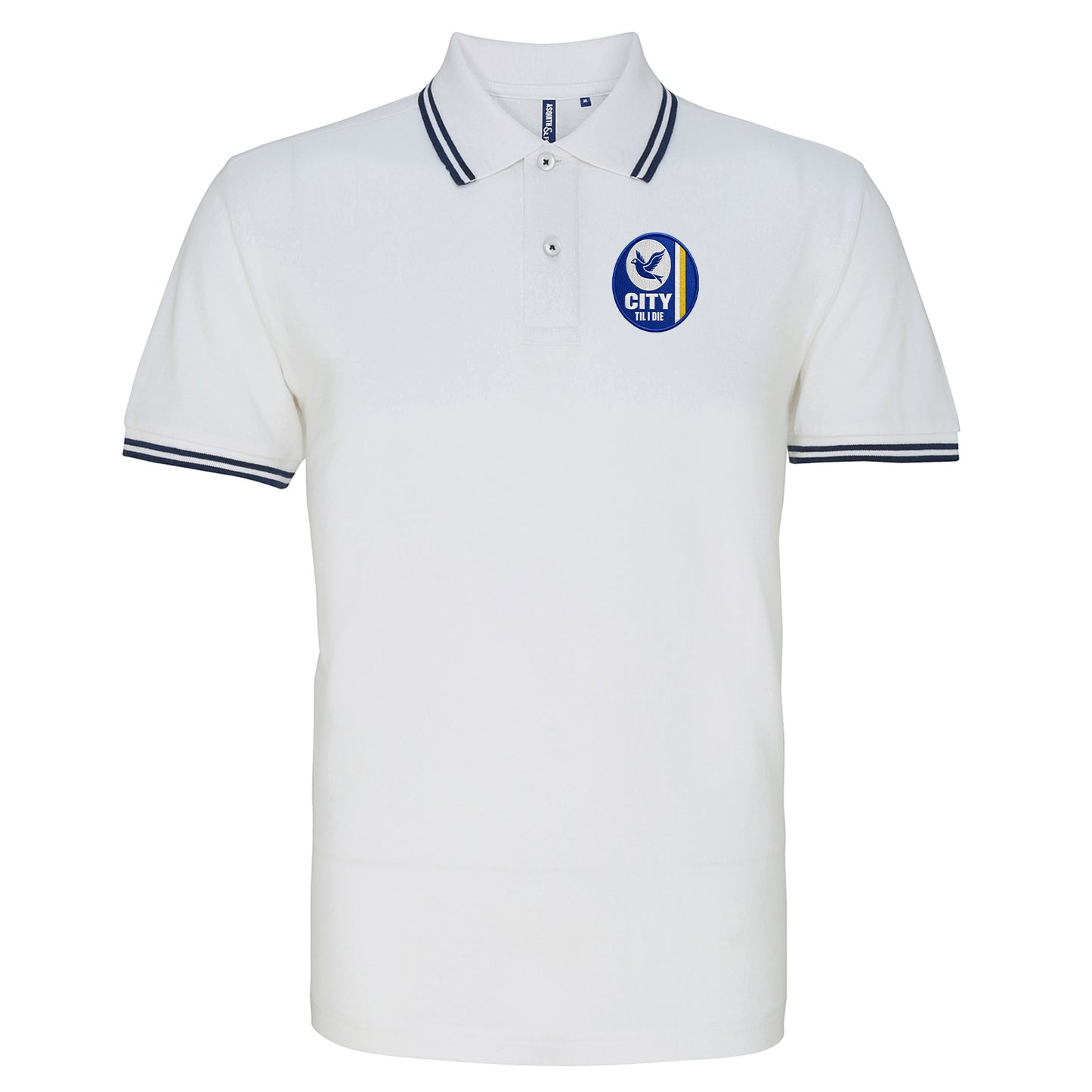 Cardiff City Til I Die Tipped Polo Shirt