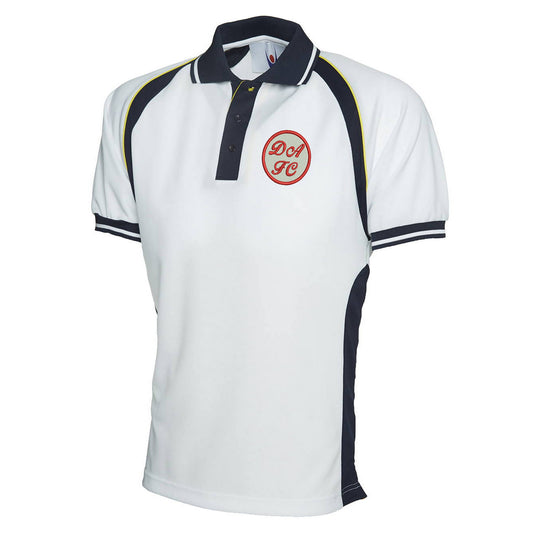 Retro Dunfermline 1971 Embroidered Sports Polo Shirt
