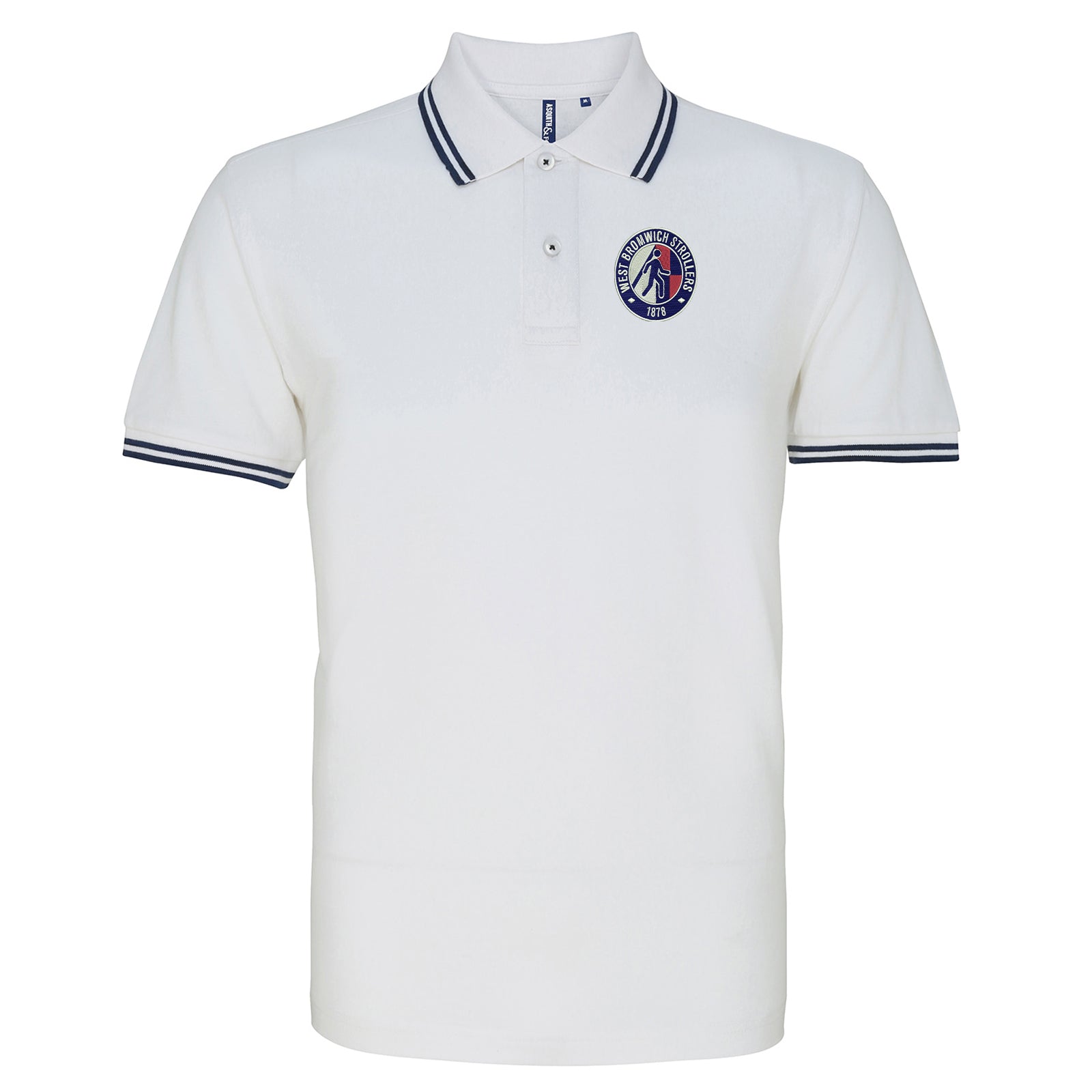 Vintage West Bromwich Albion Tipped Polo Shirt