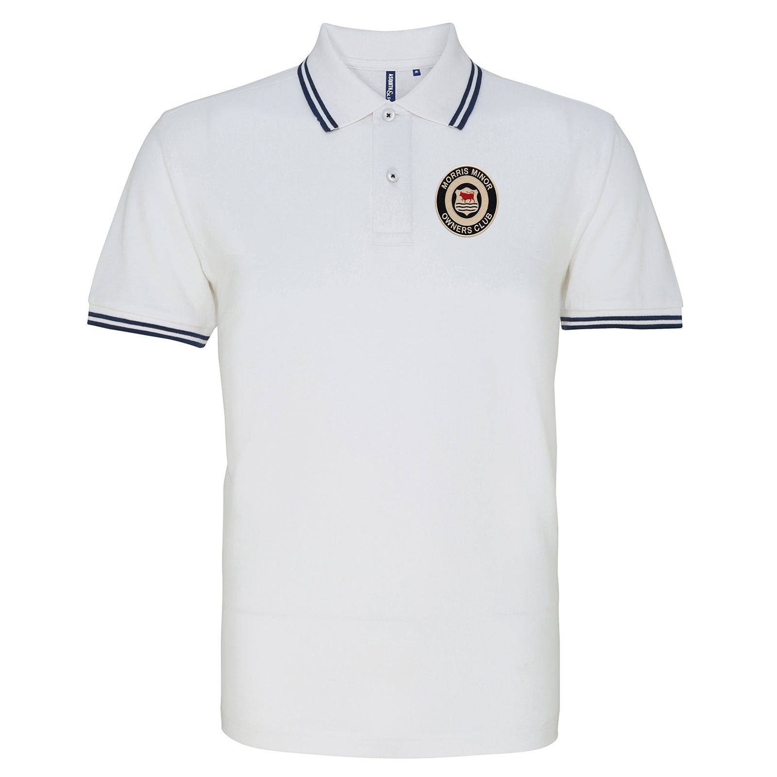 Morris Minor Owners Club Tipped Polo Shirt