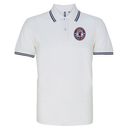 Knees Up Mother Brown West Ham KUMB Tipped Polo Shirt 