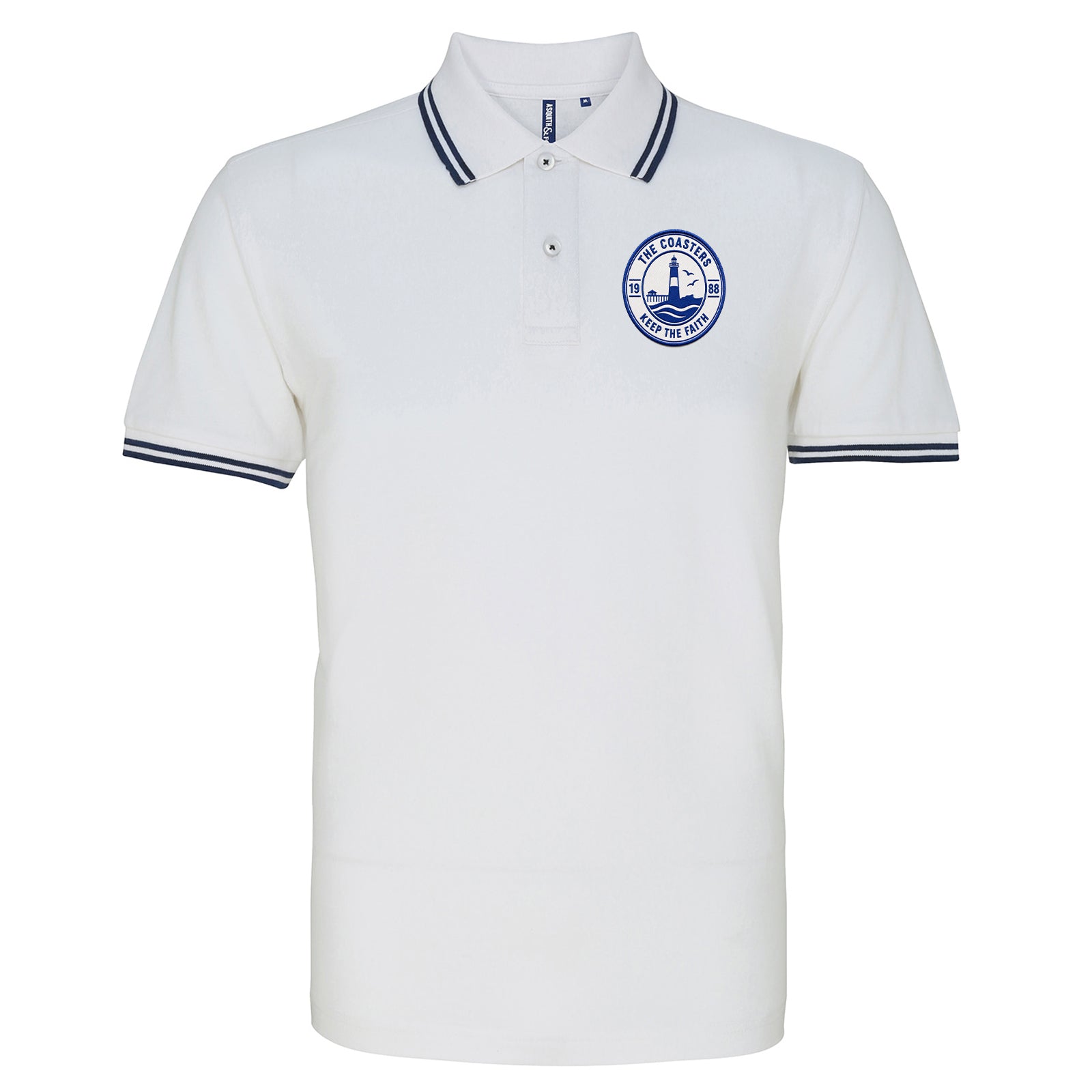 Flyde Football Tipped Polo Shirt