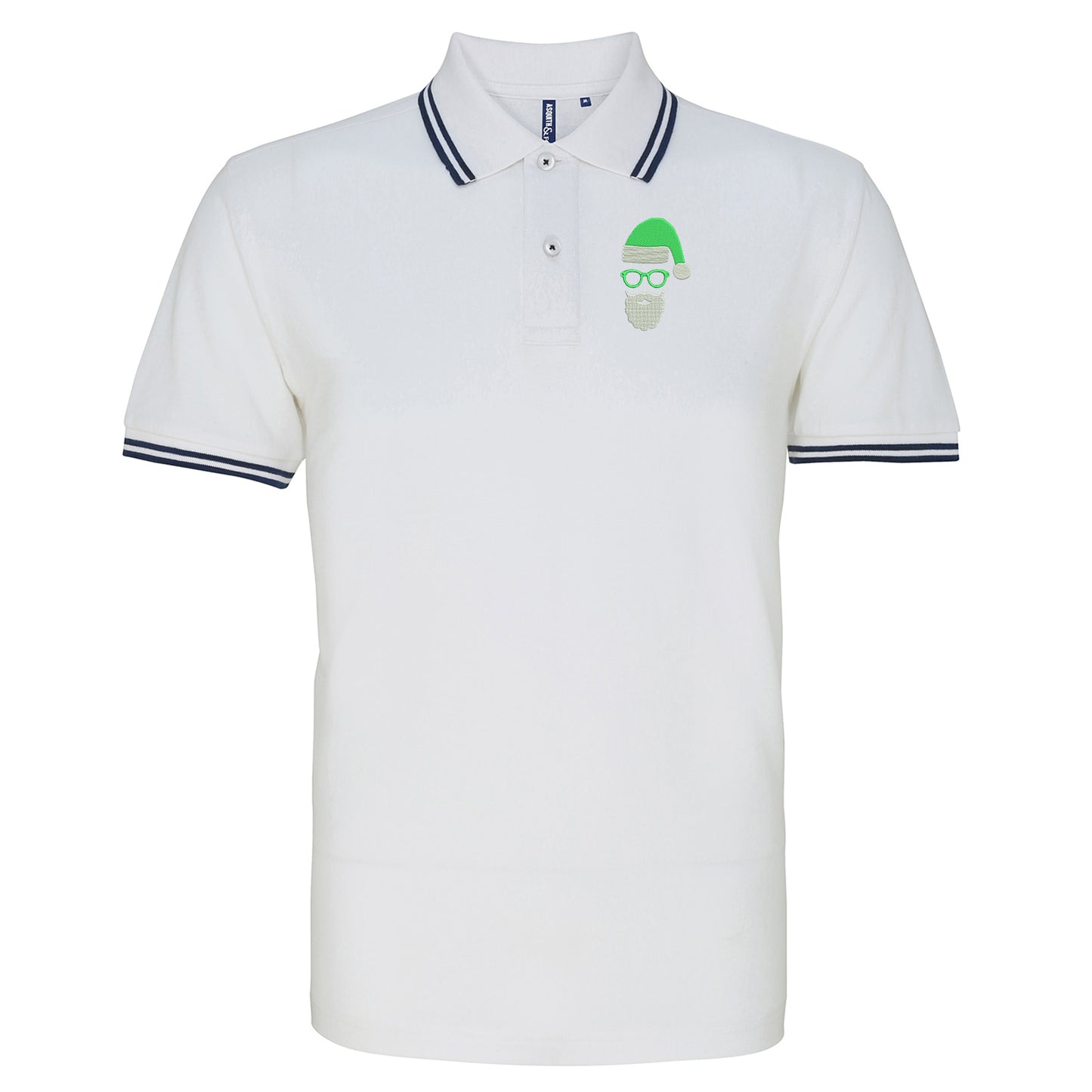 Hibernian Christmas Tipped Polo Shirt