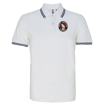 Great Northern Railway Tipped Polo Shirt 