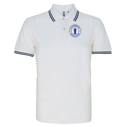 Old School Leeds United Tipped Polo Shirt 