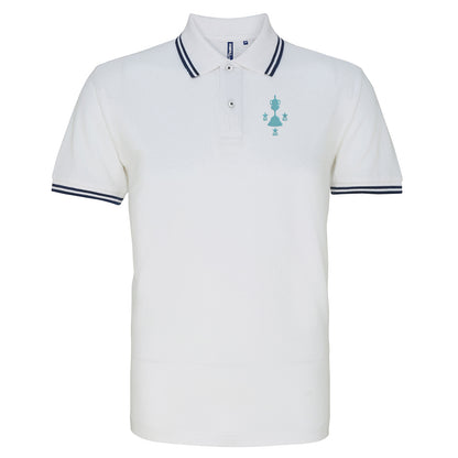 Sky Blues Senior Cup Winners Tipped Polo Shirt
