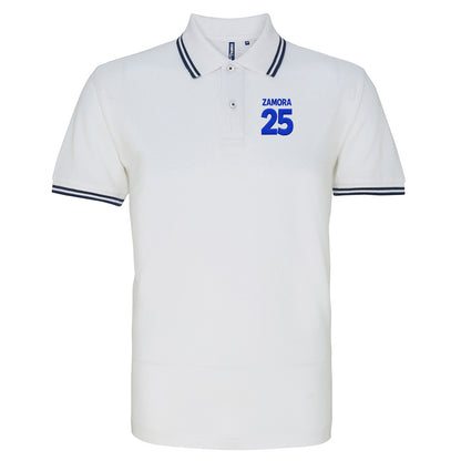 Bobby Zamora Brighton Football Tipped Polo Shirt 