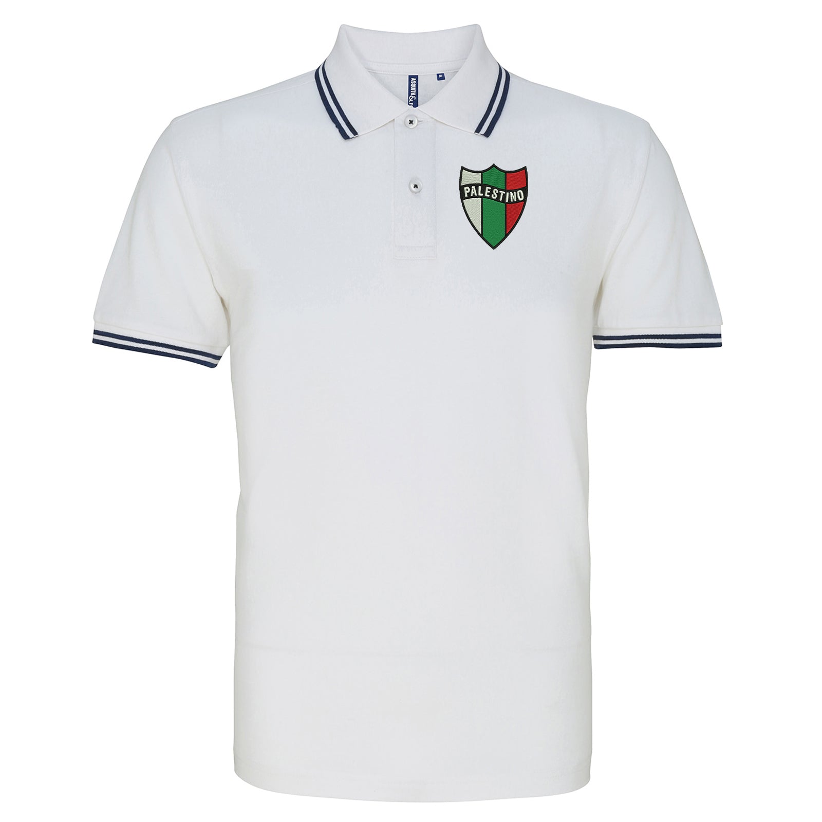 Palestino Football Tipped Polo Shirt