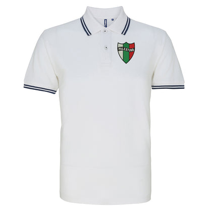 Palestino Football Tipped Polo Shirt