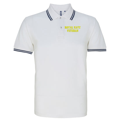 Royal Navy Veteran Tipped Polo Shirt