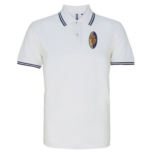Retro West Brom 1933 Embroidered Tipped Polo Shirt