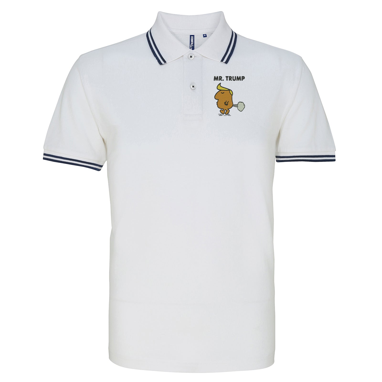 Donald Mr Trump Tipped Polo Shirt