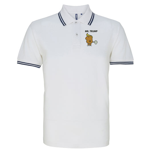 Donald Mr Trump Tipped Polo Shirt
