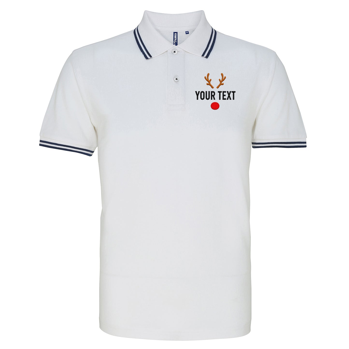 Reindeer Tipped Polo Shirt